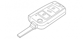 Ключ VW Golf 15-20 4 кнопки