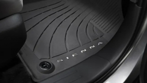 Комплект килимків салону Toyota Sienna 21-22 гума чорна під 7 місць