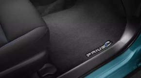 Коврик салона ткань задний правый Toyota Prius 30 10-15 темно-серый
