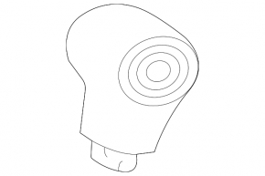 Ручка КПП Toyota Sienna 21-26 кожа черная, XLE