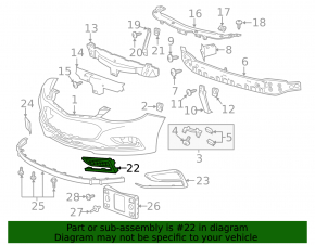 Заглушка птф левая Chevrolet Cruze 16-