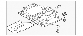 Защита двигателя Kia Optima 16-20