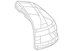 Крышка бокового зеркала левая Honda Civic 12-13
