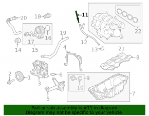 Щуп олійний Ford Fiesta 11-19 1.6