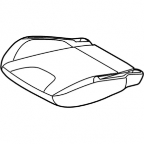 Водительское сидение Ford Focus mk3 15-18 рест, без airbag, titanium