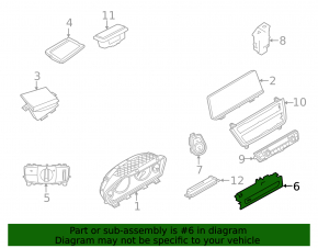 Панель управления радар-круизом и передней камерой 2 кнопки BMW 4 F32/F33/F36 14-20