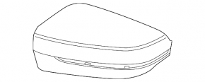 Крышка зеркала левая BMW 7 G11 G12 21-22