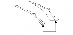 Молдинг переднього лівого бампера Lexus ES250 ES300h ES350 19-26