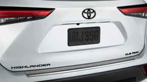 Комплект емблем Toyota Highlander 20-26 чорний hybrid XLE AWD
