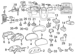 COMPUTER POSITION CONTROL Lexus RX300 98-03