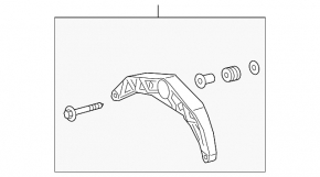 Кронштейн інтеркулера Mercedes C-class W205 19-21 верхній