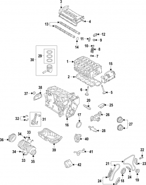 Насос масляный VW Passat b7 12-15 USA 3.6