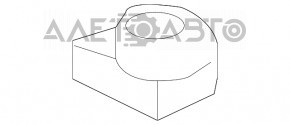 Подушка радиатора верхняя левая Ford C-max MK2 13-18 резина