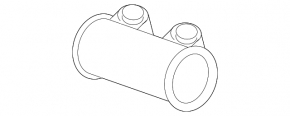 Хомут глушника VW Golf 15-1.8T