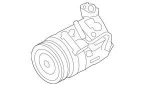 Компрессор кондиционера BMW 1 E82 08-13 N55