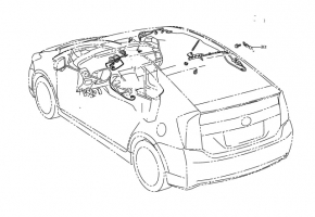 Антенна радио гнездо Toyota Prius 30 10-15