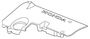 Накладка двигателя Honda Civic XI FE/FL 22-24 2.0