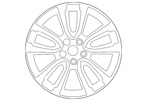 Диск колесный R18 Nissan Pathfinder 13-16