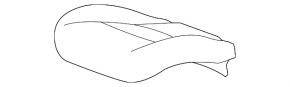 Водительское сидение Chevrolet Volt 11-15 с airbag, механич, кожа черн
