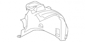 Подкрылок передний левый задняя часть BMW X7 G07 19-26