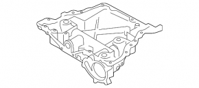Полуподдон масляный Subaru Outback 20-23 2.5 FB25