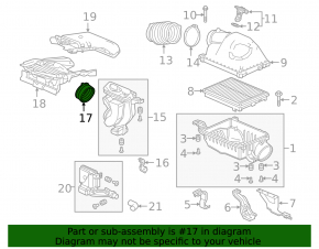 Воздуховод соединитель Honda CRV 12-14 2.4
