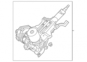 Рулевая колонка Kia Optima 11-13 hybrid с ЭУР
