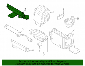 Антенна Keyless Kia K5 21-26