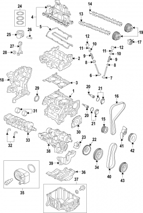 Клапан системи подачі оливи Ford Ecosport 18-21 1.0Т