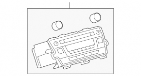 Головное устройство Toyota Prius 30 10-11 дорест