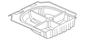 Піддон багажника VW Golf 15-19