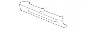 Молдинг решетки ПТФ правый Mercedes W166 ML 12-15