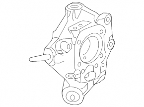 Цапфа задняя левая Acura MDX 17-20 рест FWD