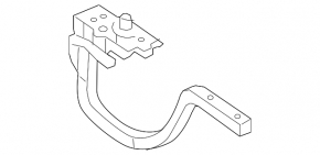 Петля крышки багажника левая Toyota Camry v55 15-17 usa