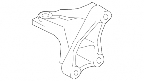 Кронштейн подушки двигателя нижний правый Toyota Camry v55 15-17 2.5