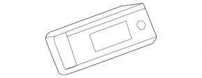 TEMPERATURE ECU COMPUTER Heater Control Cadillac ATS 13-