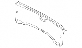 Накладка отвору багажника Mazda 3 19-26 4d чорна