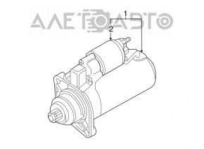 Стартер VW Golf 15-21 1.8T