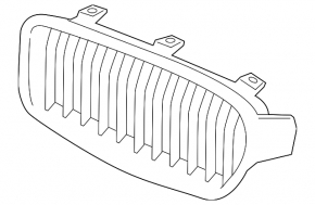 Решітка радіатора grill права BMW 3 F30 4d 12-18