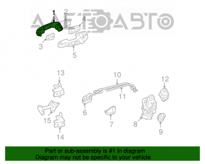 Ручка двери внешняя передняя правая Toyota Rav4 06-12