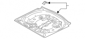 Корыто багажника Mazda CX-5 13-16