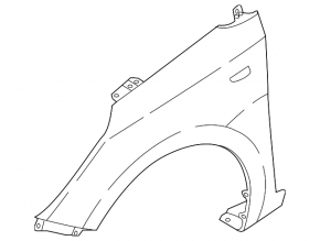 Крило переднє праве Hyundai Accent 18-23