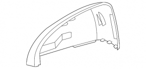 Кришка дзеркала права VW Touareg 11-14
