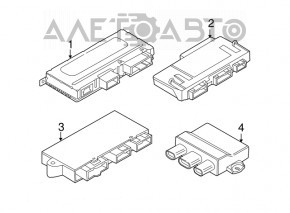 Блок управления CAS BMW X3 F25 11-17