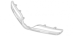 Решітка радіатора grill Toyota Camry 40-11 10-11 хром