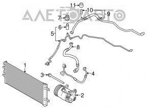 Радіатор кондиціонера BMW X1 F48 16-22 B46