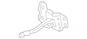 Замок капота Hyundai Veloster 12-17
