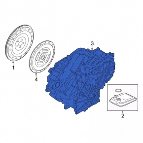 АКПП в сборе Ford Fusion mk5 17-20 plug-in ECVT