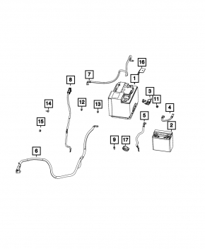 Проводка стартера Jeep Compass 22-22
