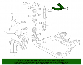 Рычаг верхний передний правый Mazda6 03-08